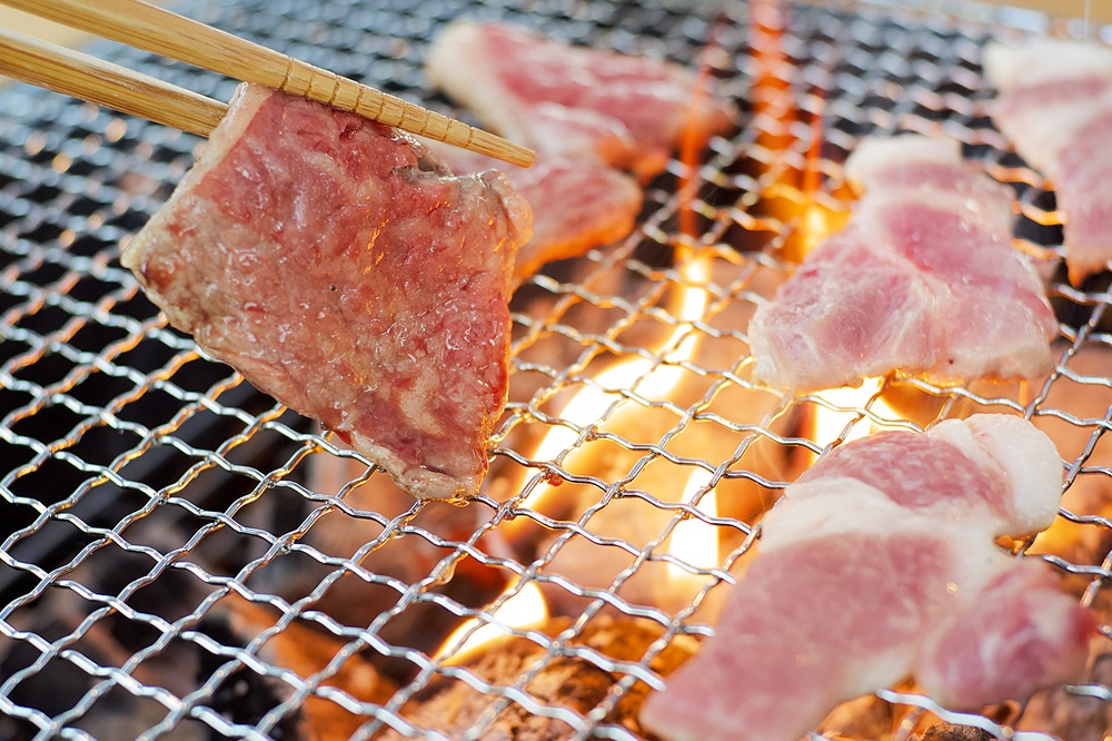 バーベキューのお肉（貸切宿ほとり）